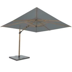 4 Seasons OutdoorSiesta Premium Parasol 300 X 300 Charcoal Wood