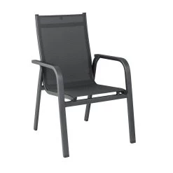 Kettler Easy Stapelbare Tuinstoel Antraciet