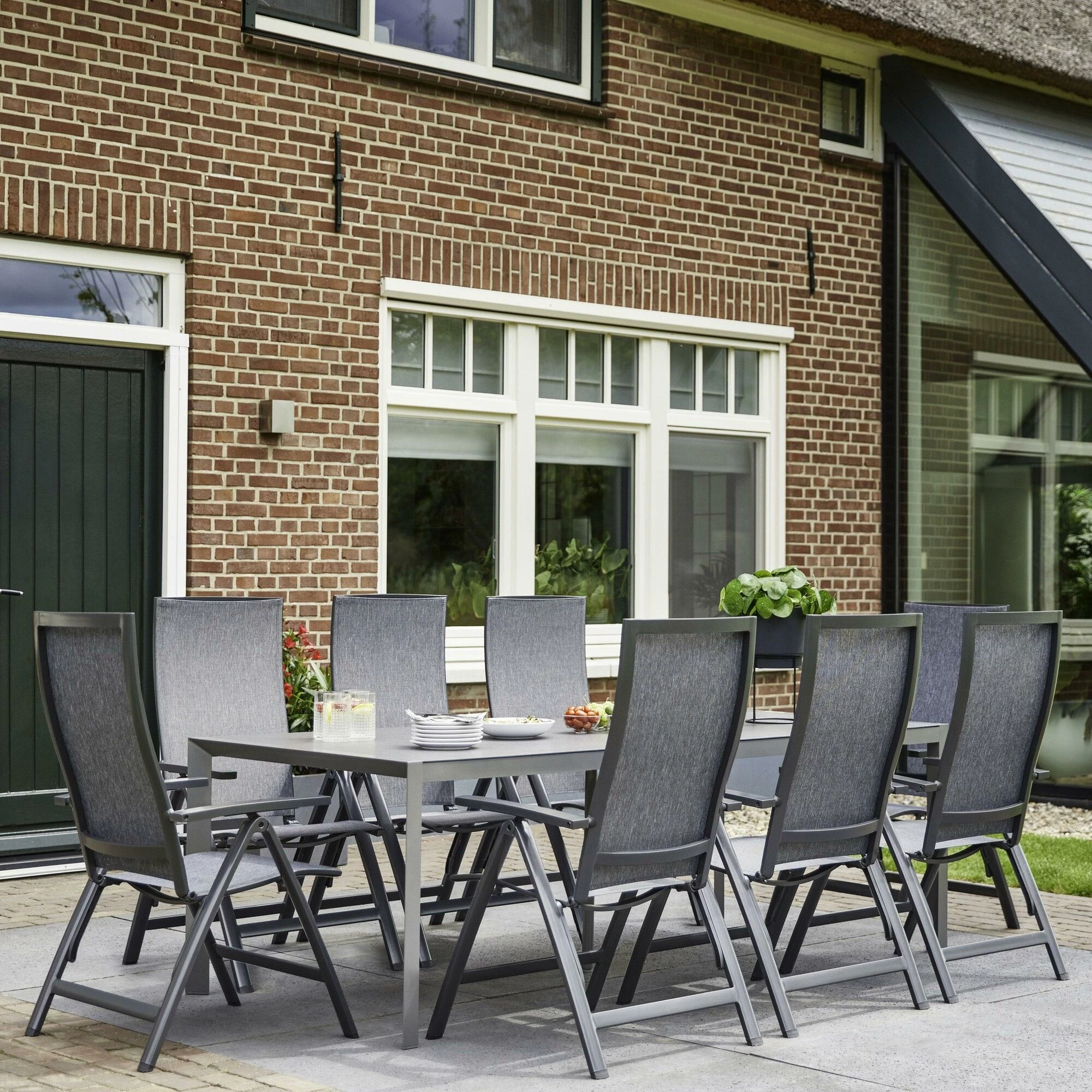 Hartman California HPL Tuintafel 225 X 100 Slate Stone Xerix - Afbeelding 2