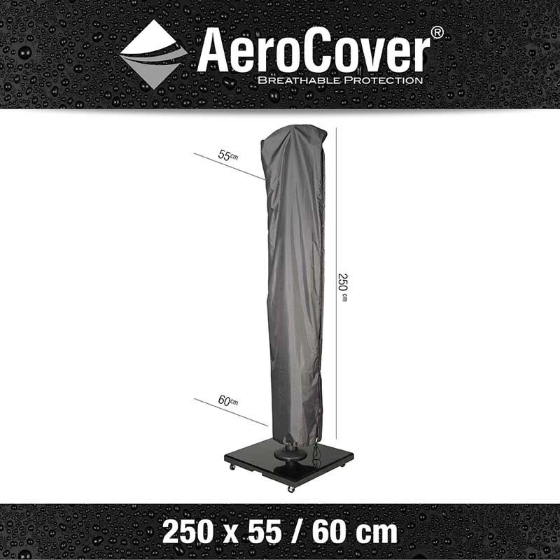 Aerocover Parasolhoes 250 X 55-60 Antraciet - Afbeelding 2