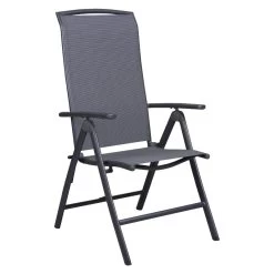 Suns Capri Verstelbare Tuinstoel Black