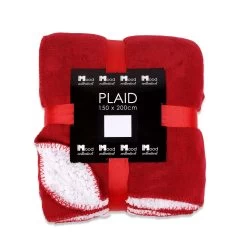 In The MoodAkropolis Fleece Plaid Rood