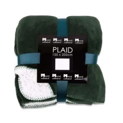 In The MoodAkropolis Fleece Plaid Klavergroen