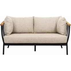 Apple Bee Condor Loungebank 140 Cm Black Natural Oak