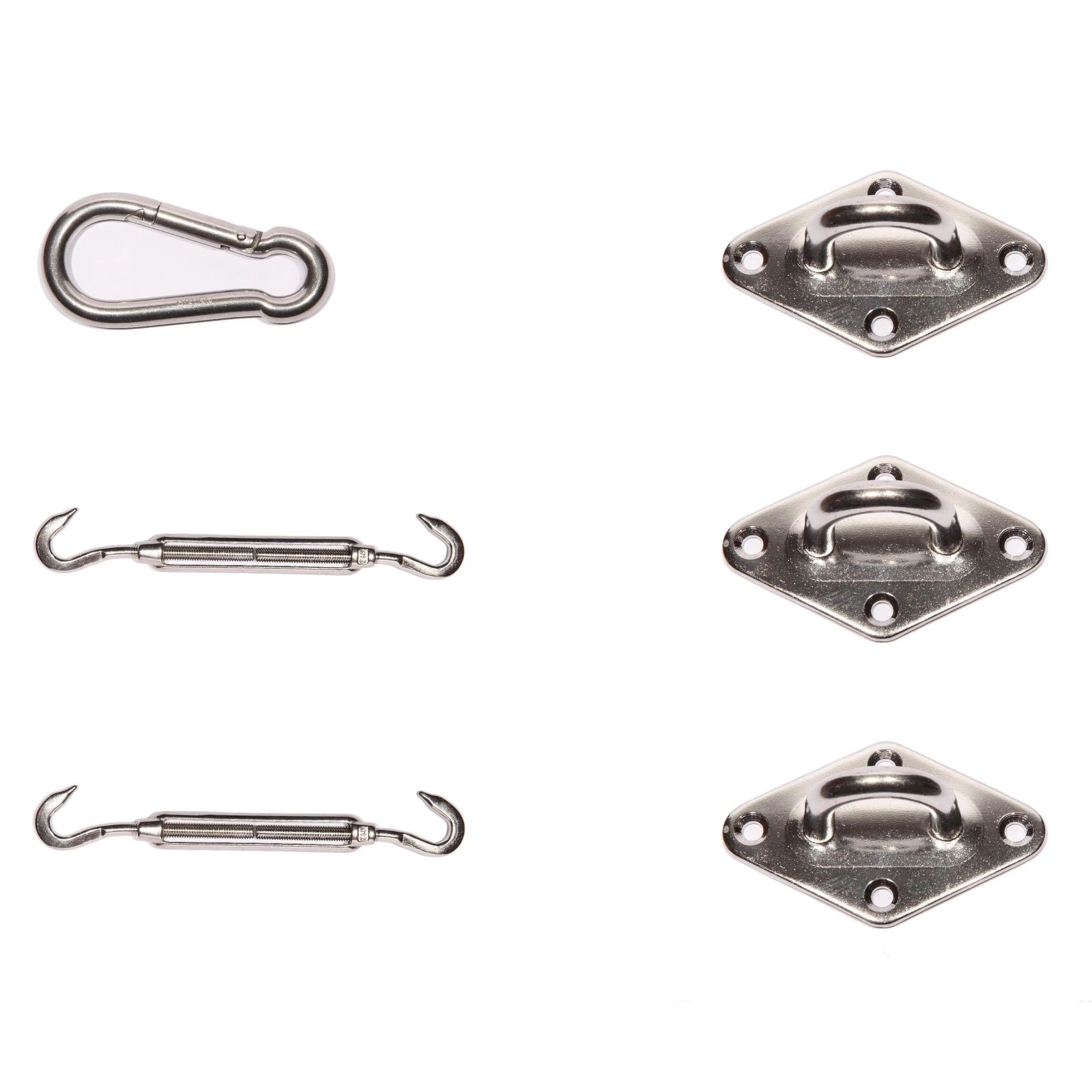 Nesling RVS Bevestiging Set Driehoek