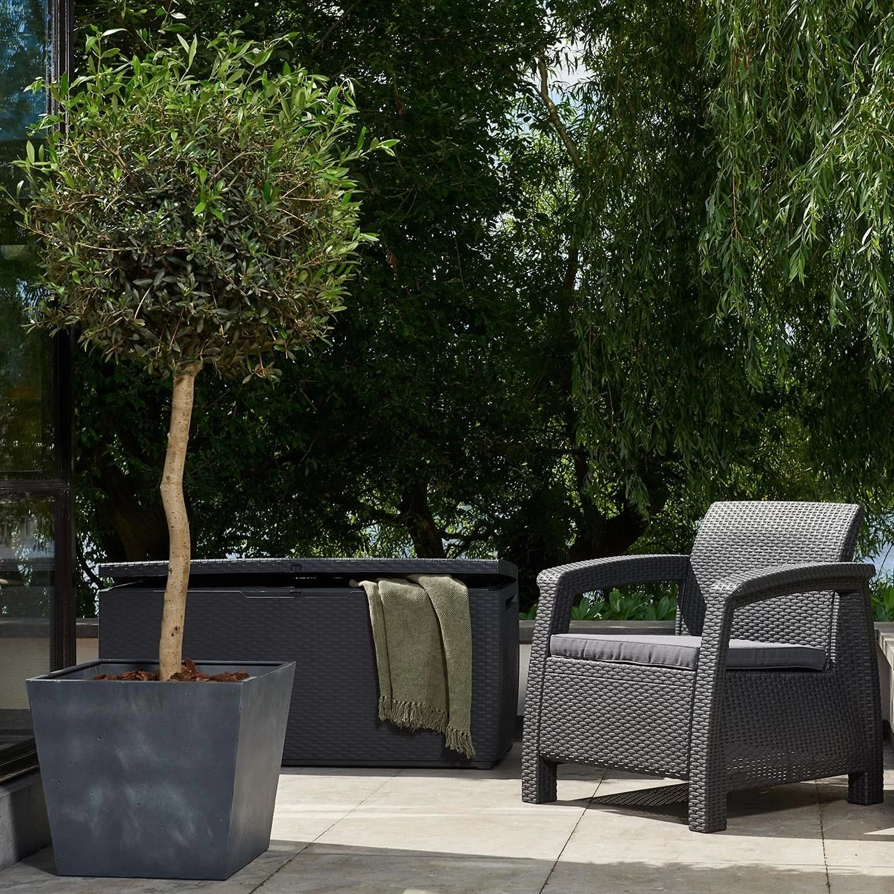 Keter Capri Opbergbox Antraciet - Afbeelding 4