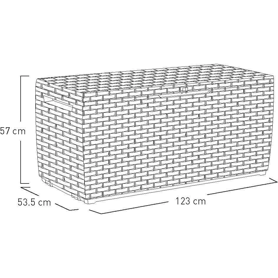 Keter Capri Opbergbox Antraciet - Afbeelding 5