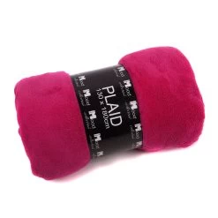 In The MoodFleece Plaid Fuchsia