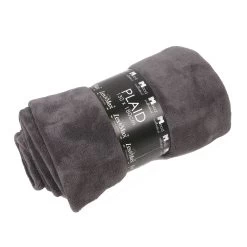 In The MoodFleece Plaid Antraciet