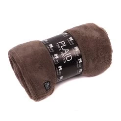 In The MoodFleece Plaid Taupe