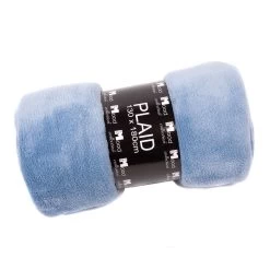 In The MoodFleece Plaid Blauw