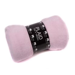 In The MoodFleece Plaid Roze