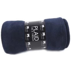 In The MoodFleece Plaid Indigoblauw