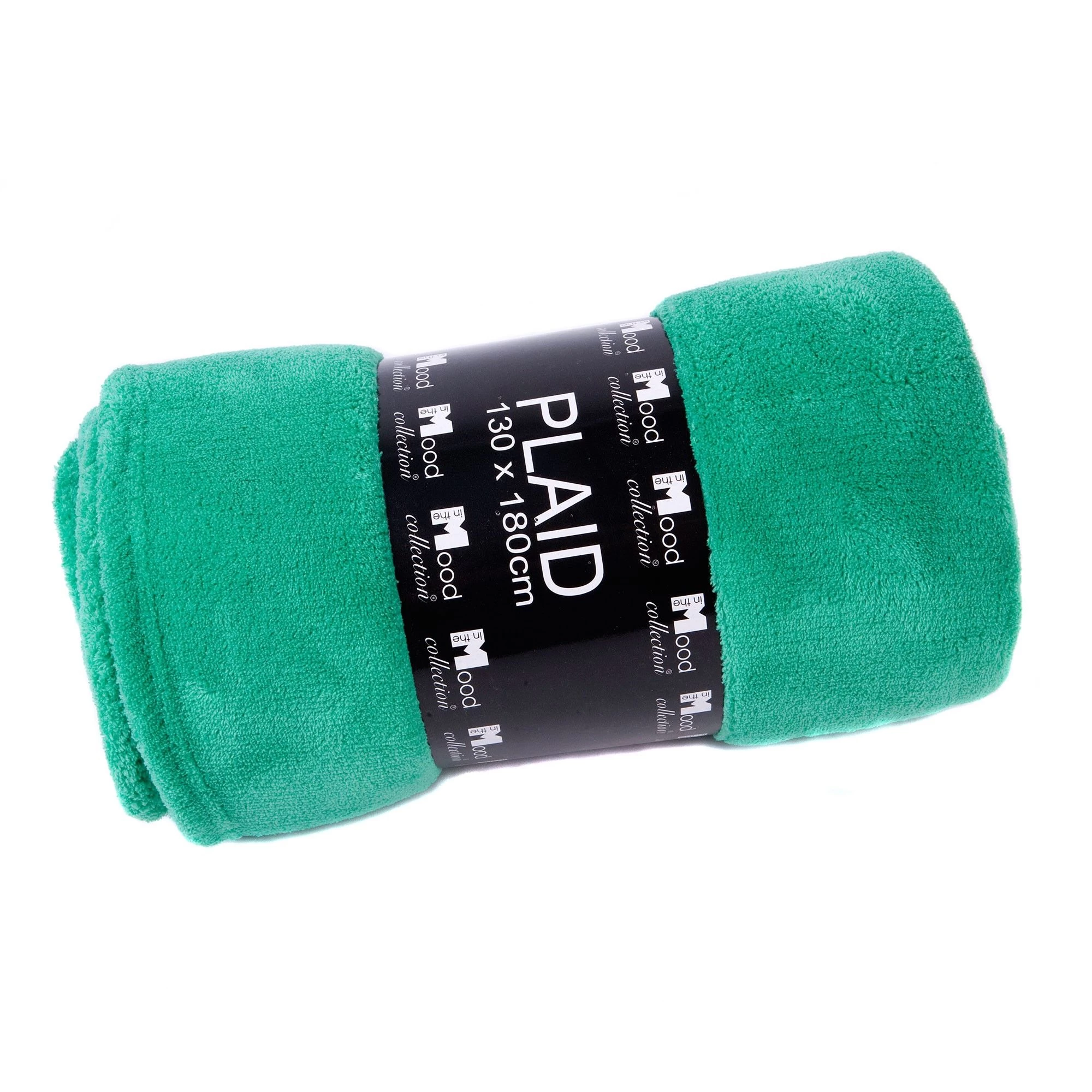 In The MoodFleece Plaid Groen