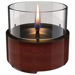 Tenderflame Café 14 Reactive Glass Tafelvuur Amber