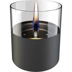 Tenderflame Lilly 10 Glass Tafelvuur Dark Grey