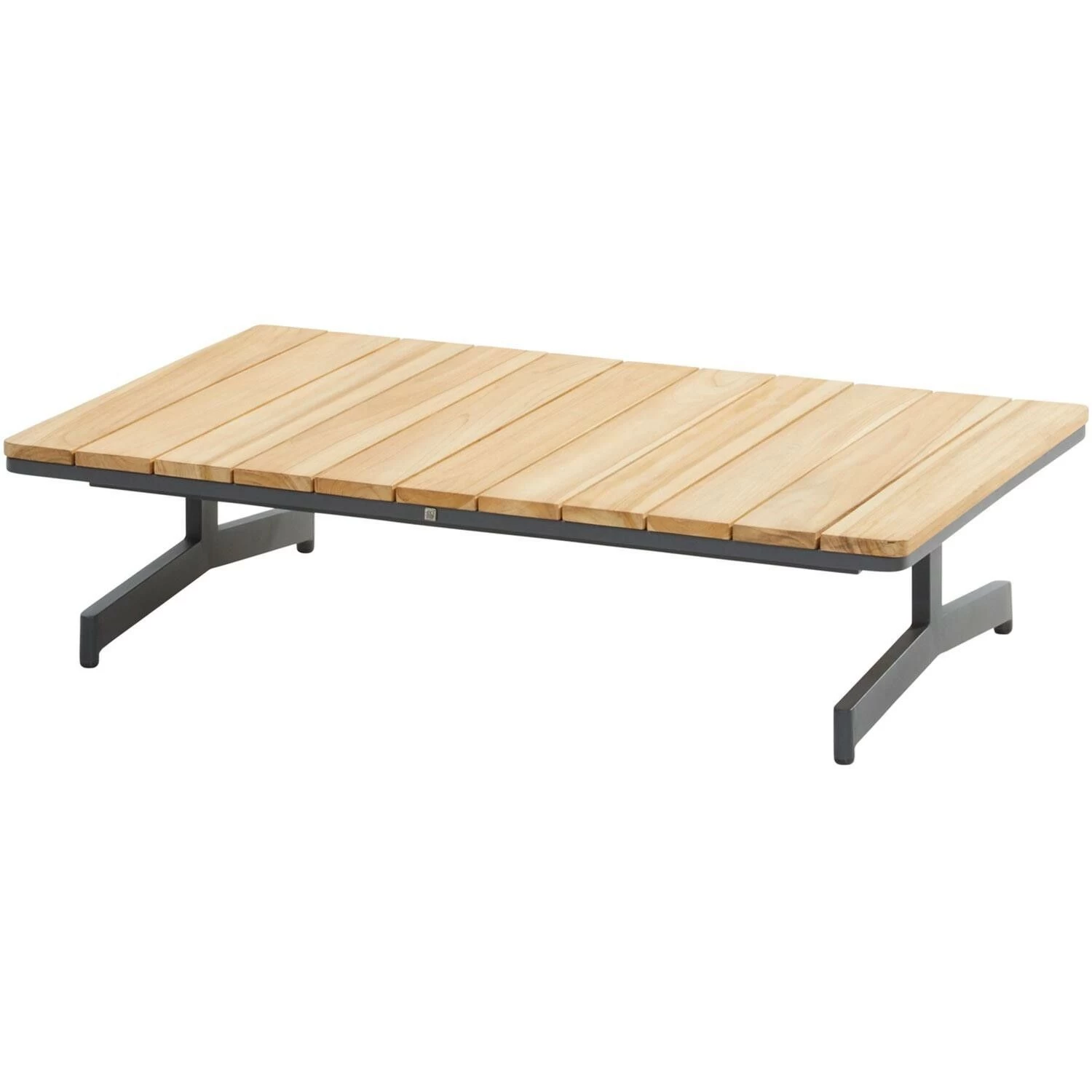 4 Seasons OutdoorFortuna Loungeset Anthracite Teak - Afbeelding 4