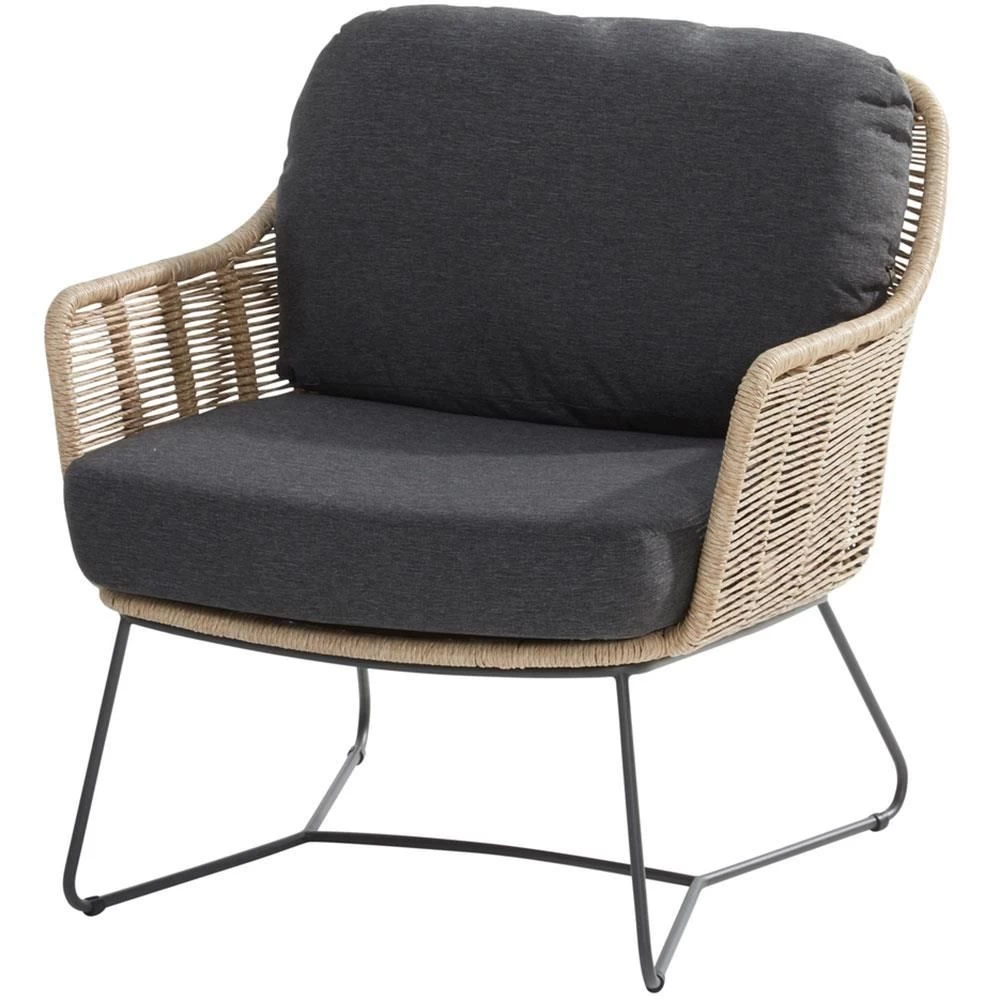 TASTE By 4 SeasonsBelmond Loungeset Naturel Anthracite - Afbeelding 3