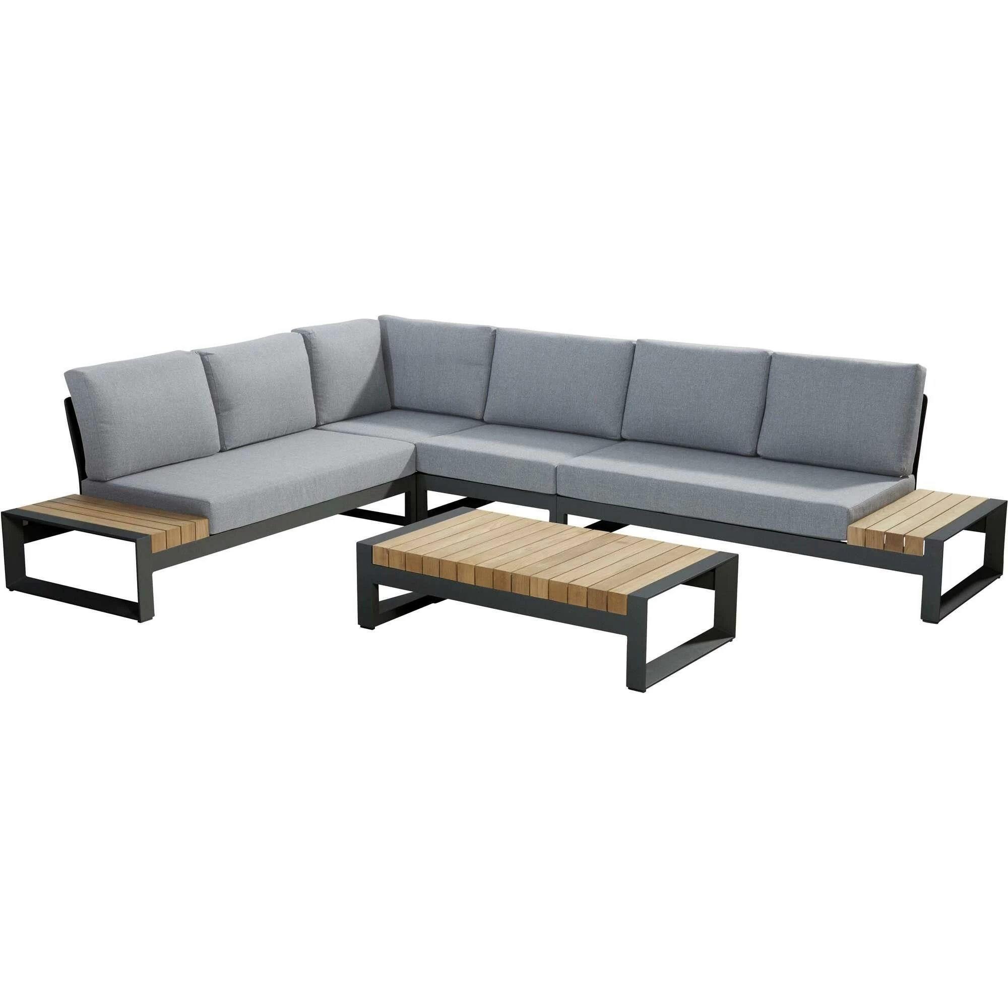 TASTE By 4 SeasonsMatisse Loungeset Anthracite Teak