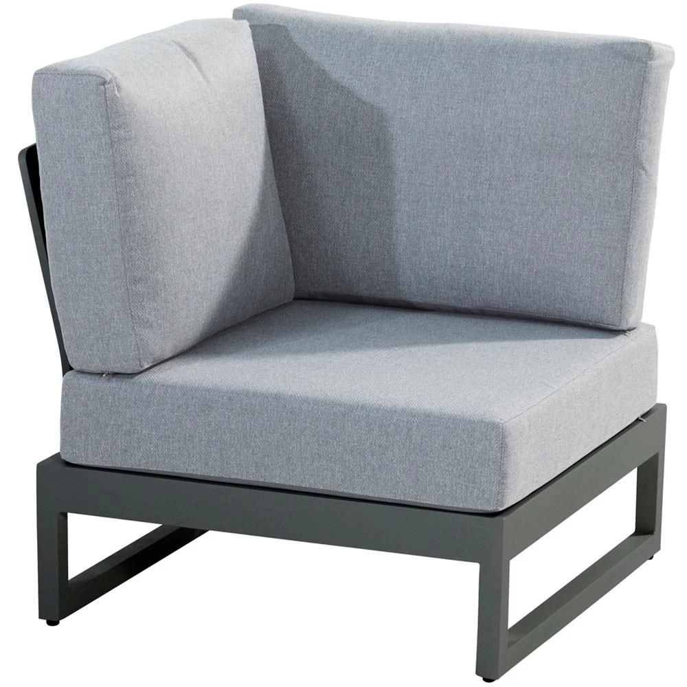 TASTE By 4 SeasonsMatisse Loungeset Anthracite Teak - Afbeelding 5