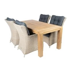 Bardani Roma 180 Ascari 4 Tuinset Teak Mexican Sand