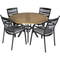 Hartman South Wales 120 Alexander Tuinset Xertix Teak Antraciet