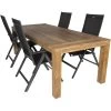 Bardani Roma 240 Aruba 4 Tuinset Verstelbaar Teak Antraciet