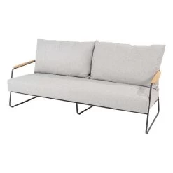 4 Seasons OutdoorBalade Loungebank Antraciet Zwart Teak