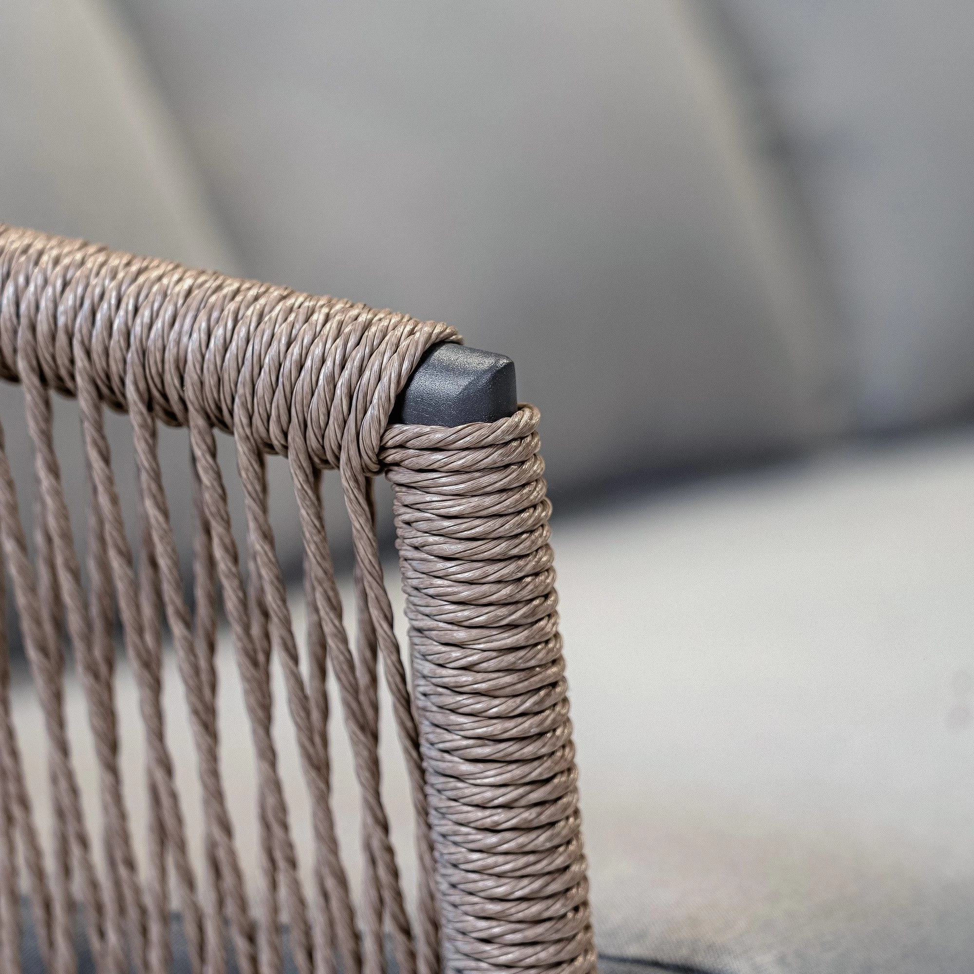 Bardani Azori Hoek Loungeset Taupe Grijs - Afbeelding 2