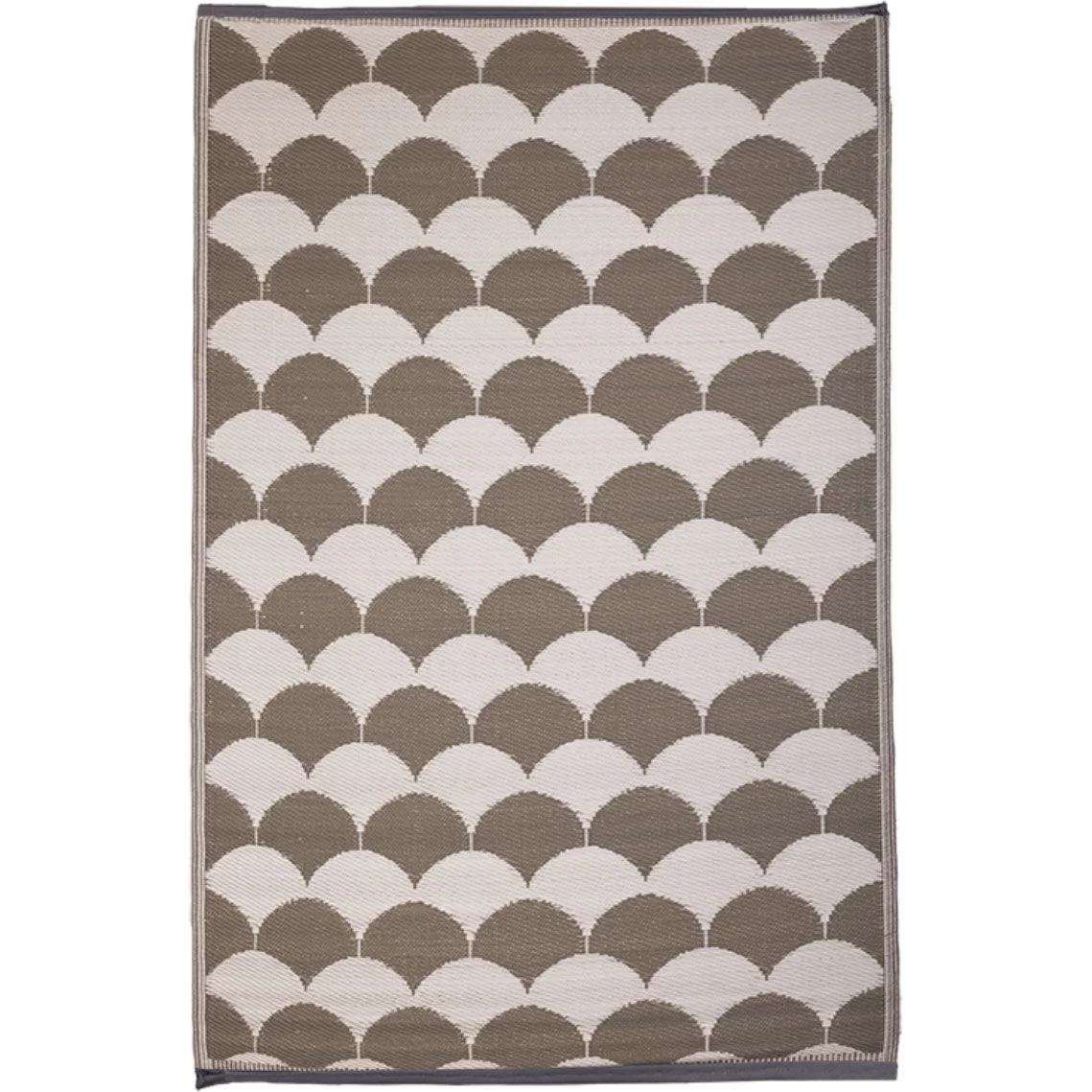 Esschert DesignTuintapijt Grafisch Grijs Wit 120,5 Cm X 182,9 Cm - Afbeelding 2