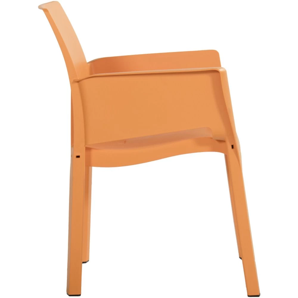 Hartman Evelyn Stapelbare Tuinstoel Indian Orange - Afbeelding 4