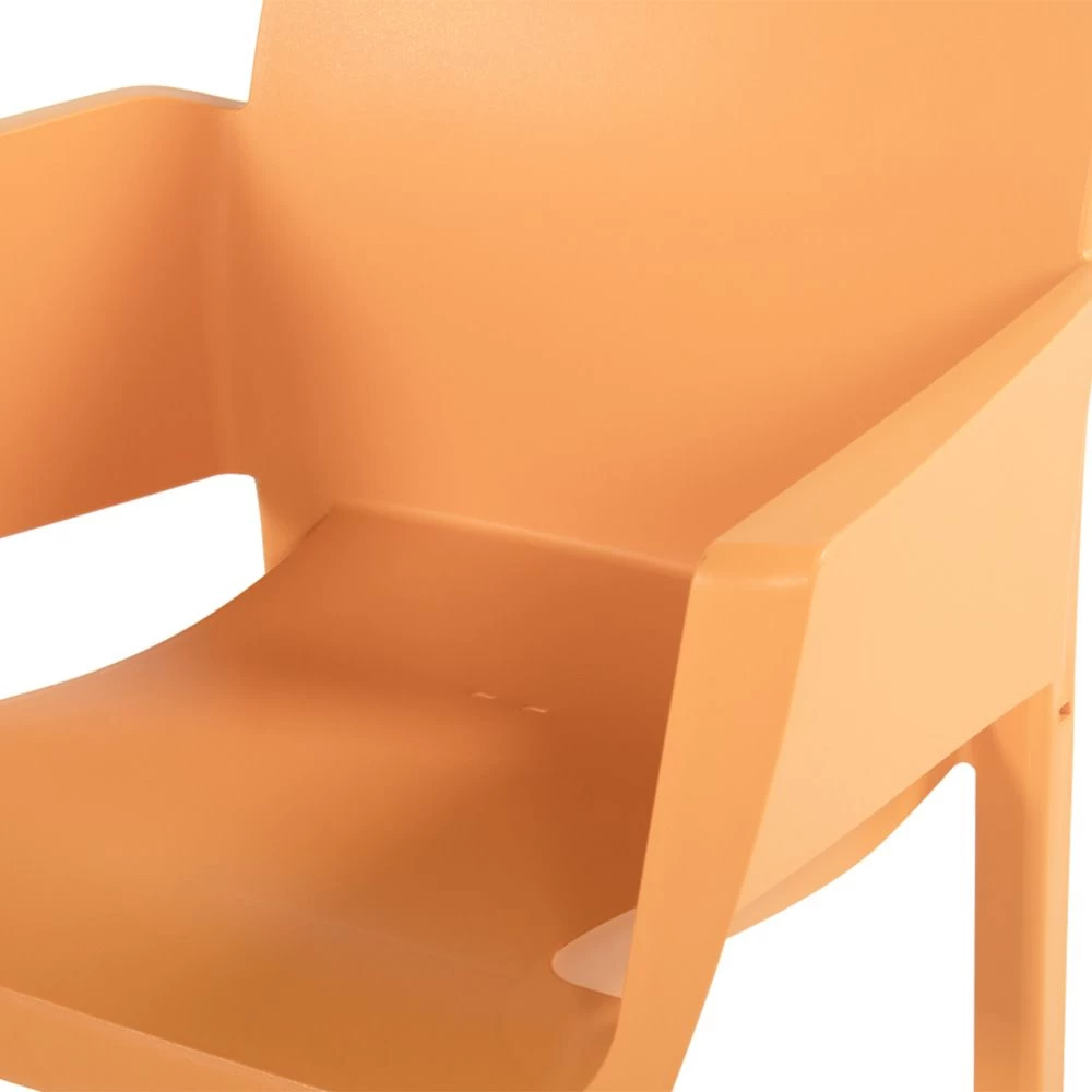 Hartman Evelyn Stapelbare Tuinstoel Indian Orange - Afbeelding 5